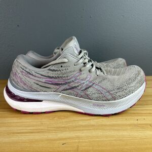 Asics Gel Kayano 28 Shoes Womens Size 10 Gray Pink Running Sneakers 1012B272